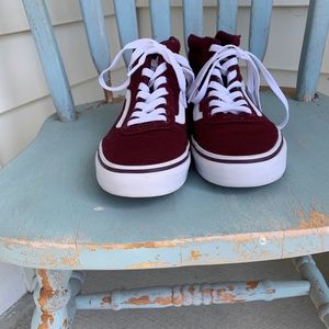 Red high top vans